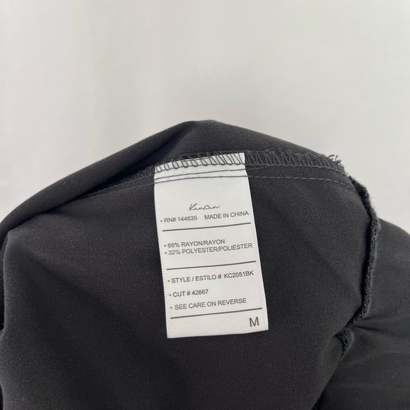 KanCan Women's Black Charcoal Drawstring Straight Leg Track Pants Joggers Size M - Picture 5 of 10